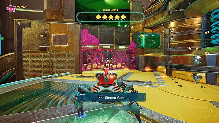 Podstawy sterowania Glitch są dość proste - Ratchet & Clank Rift Apart: Zbadanie posągu Nefariousa - solucja - Ratchet & Clank Rift Apart - poradnik do gry