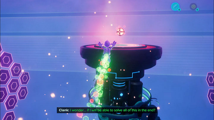 Wróćcie się do miejsca, w którym użyliście sfery podniesienia - Ratchet & Clank Rift Apart: Zbadanie anomalii, kryjówka Rivet - solucja - Ratchet & Clank Rift Apart - poradnik do gry