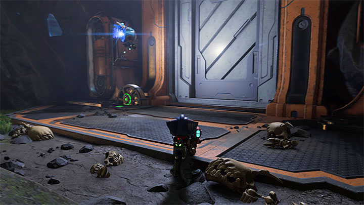 Po powrocie do jaskini dokończcie podróż do znajdującego się w tym miejscu wejścia do kryjówki Rivet - Ratchet & Clank Rift Apart: Zbadanie anomalii, kryjówka Rivet - solucja - Ratchet & Clank Rift Apart - poradnik do gry