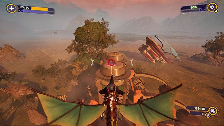Dopiero teraz możecie zacząć wciskać R2 żeby wypuszczać kule ognia - Ratchet & Clank Rift Apart: Trudi - jak pluć ogniem? - Ratchet & Clank Rift Apart - poradnik do gry