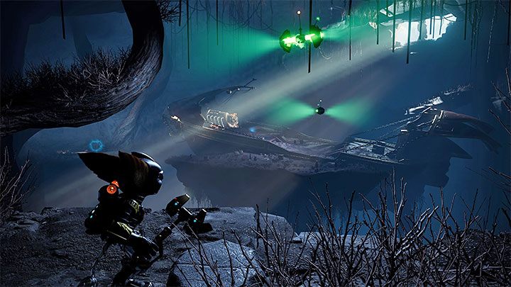 Szpiegobota możecie odnaleźć już podczas pierwszej wizyty na Savali - Ratchet & Clank Rift Apart: ŻUBR/RYNO, broń ostateczna - lista szpiegobotów - Ratchet & Clank Rift Apart - poradnik do gry
