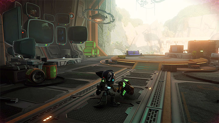 Możecie również powrócić do kryjówki Rivet - Ratchet & Clank Rift Apart: Powrót na Sargasso, Trudi - solucja, opis przejścia - Ratchet & Clank Rift Apart - poradnik do gry