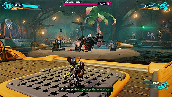 Crabcakes McGee pojawi się na centralnej wyspie - Ratchet & Clank Rift Apart: Crabcakes McGee, Ardolis - jak pokonać? - Ratchet & Clank Rift Apart - poradnik do gry