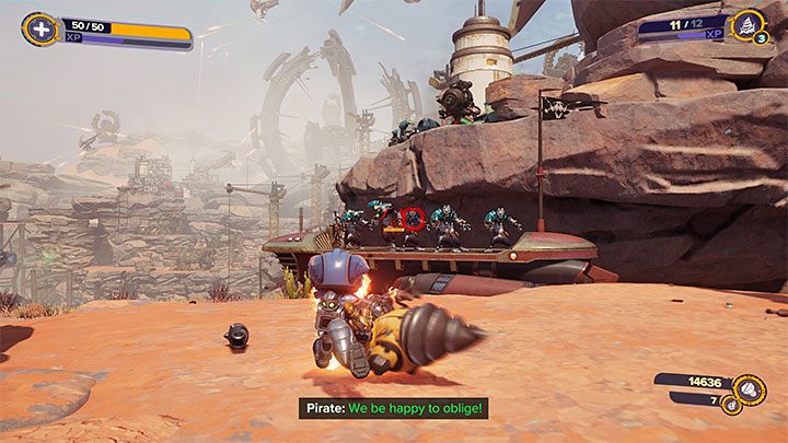 Spodziewajcie się nowych walk z piratami, którzy będą docierali na mapę z wykorzystaniem latających okrętów - Ratchet & Clank Rift Apart: Zresetowanie Naprawiacza - solucja - Ratchet & Clank Rift Apart - poradnik do gry