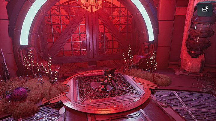 Możecie skorzystać ze schodów prowadzących do sekcji biologicznej (Biology Division) - Ratchet & Clank Rift Apart: Naprawienie kuźni - solucja - Ratchet & Clank Rift Apart - poradnik do gry