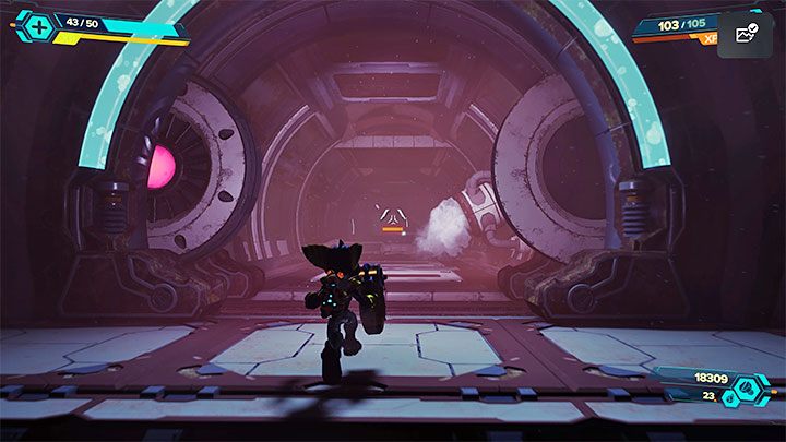 Dzięki zdjęciu obu blokad w środkowej sali powinno odblokować się nowe północne przejście - Ratchet & Clank Rift Apart: Naprawienie kuźni - solucja - Ratchet & Clank Rift Apart - poradnik do gry