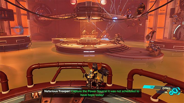 Uwolniony Wolt przystąpi do walk z maszynami Nefariousa i nie musicie za wszelką cenę do nich dołączać - Ratchet & Clank Rift Apart: Uwolnienie Wolta i stworzenie Wymiaromatu - solucja - Ratchet & Clank Rift Apart - poradnik do gry