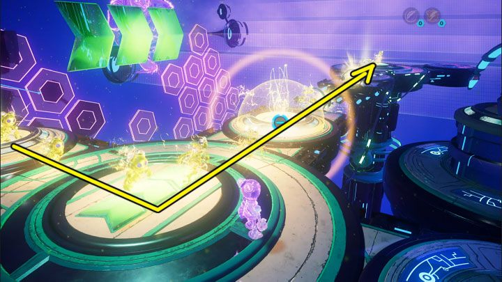 Wasze dotychczasowe akcje powinny doprowadzić do następującej sytuacji - Ratchet & Clank Rift Apart: Ochrona Mortów i uwolnienie Troponogi - solucja - Ratchet & Clank Rift Apart - poradnik do gry