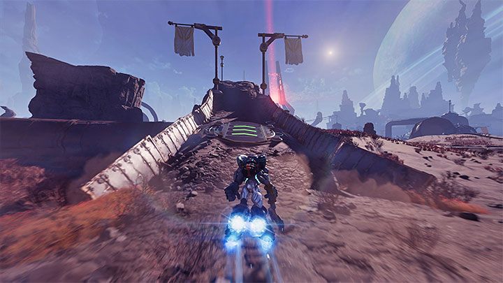 Dla przypomnienia lotobuty możecie aktywować przytrzymując R1 i dodatkowo wciskać L2 lub R2 żeby się rozpędzać - Ratchet & Clank Rift Apart: Trofea - lista - Ratchet & Clank Rift Apart - poradnik do gry