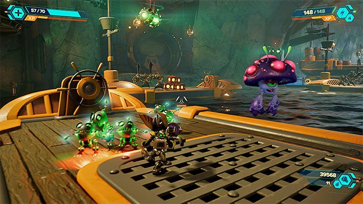 Sporym ułatwieniem jest to, że niektóre z kupowanych broni pozwalają na przyzywanie sojuszników po to żeby walczyli po stronie Ratcheta lub Rivet - Ratchet & Clank Rift Apart: Walka - Ratchet & Clank Rift Apart - poradnik do gry