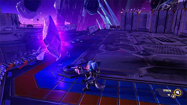 W momencie zdobycia kwarca fazowego przeniesieni zostaliście do wymiaru po katakliźmie - Ratchet & Clank Rift Apart: Zdobycie kwarca fazowego i ucieczka - solucja - Ratchet & Clank Rift Apart - poradnik do gry