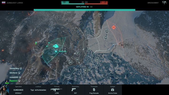 Mapa Rozłam w trybie podboju. - Battlefield 2042: Rozłam - charakterystyka mapy - Battlefield 2042 - poradnik do gry