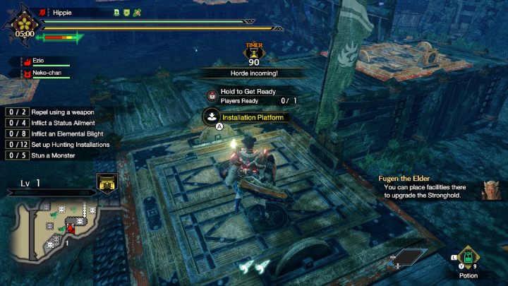 Na terenie Twierdzy znajduje się wiele platform, na których możecie umieścić wielkie maszyny myśliwskie - Monster Hunter Rise: Furia - co to? - Monster Hunter Rise - poradnik do gry