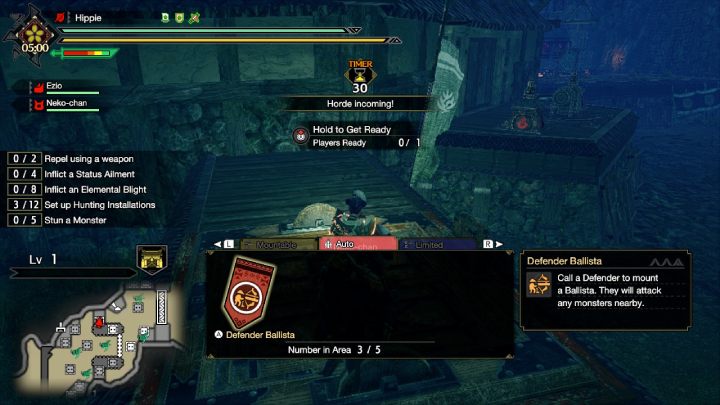 Są 3 typy instalacji, które można umieścić na platformach - Monster Hunter Rise: Furia - co to? - Monster Hunter Rise - poradnik do gry