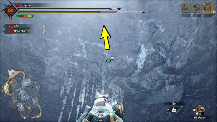 10 stara wiadomość znajduje się w obszarze nr 12 - Monster Hunter Rise: Stare wiadomości - Wyspy Mroźne, znajdźki, mapa - Monster Hunter Rise - poradnik do gry