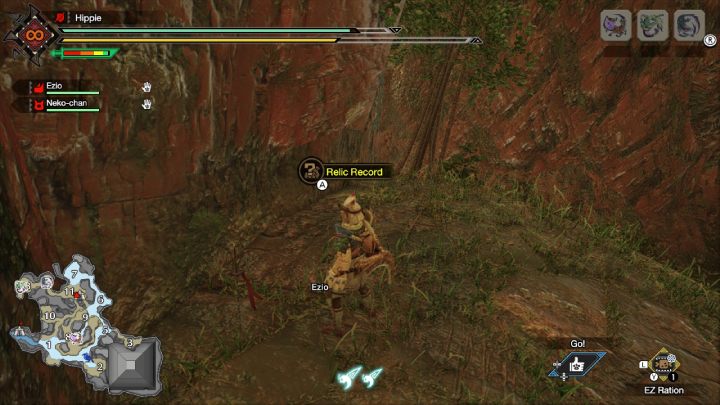 7 stara wiadomość znajduje się niedaleko podobozu, przy obszarze nr 11 - Monster Hunter Rise: Stare wiadomości - Zatopiony Las, znajdźki, mapa - Monster Hunter Rise - poradnik do gry