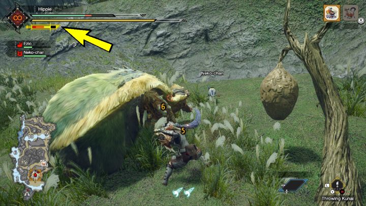 Po każdym zadanym ciosie, poziom naostrzenia Waszej broni zacznie spadać - Monster Hunter Rise: Broń - jak ostrzyć? - Monster Hunter Rise - poradnik do gry