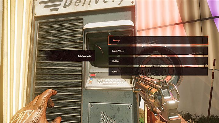 Drugim krokiem jest wybór ładunku - Deathloop: Punkty dostawcze - jak odblokować? - Deathloop - poradnik do gry