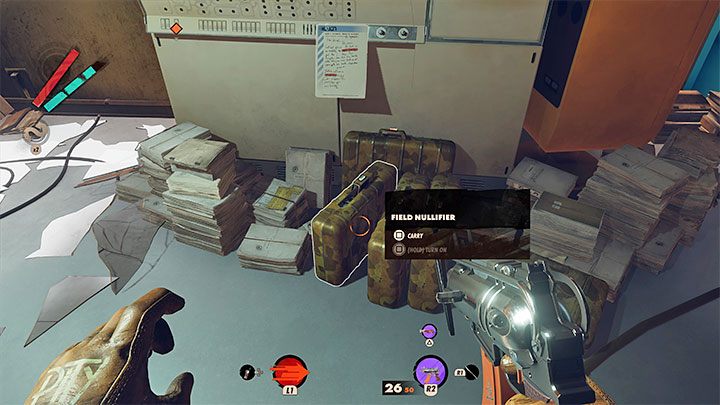 W jednym z pomieszczeń laboratorium Egora znajdziecie niwelatory polowe (Field Nullifiers) - Deathloop: Utracone w transmisji - solucja, opis przejścia - Deathloop - poradnik do gry