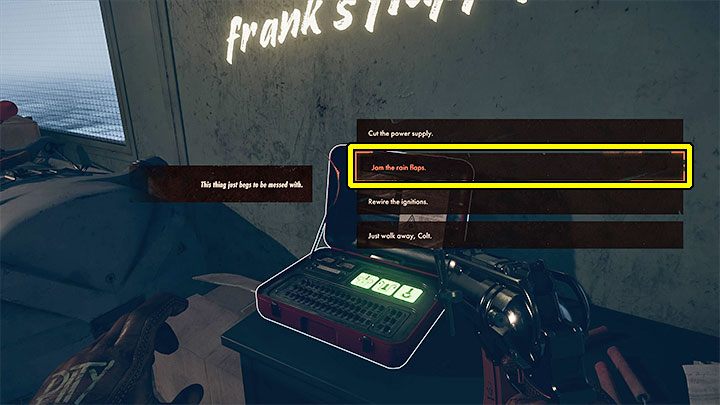 Ten wariant również jest częścią tropu Ballada o Franku Gadule - Deathloop: Jak pokonać bossa Ramblin Frank Spicer? - Deathloop - poradnik do gry