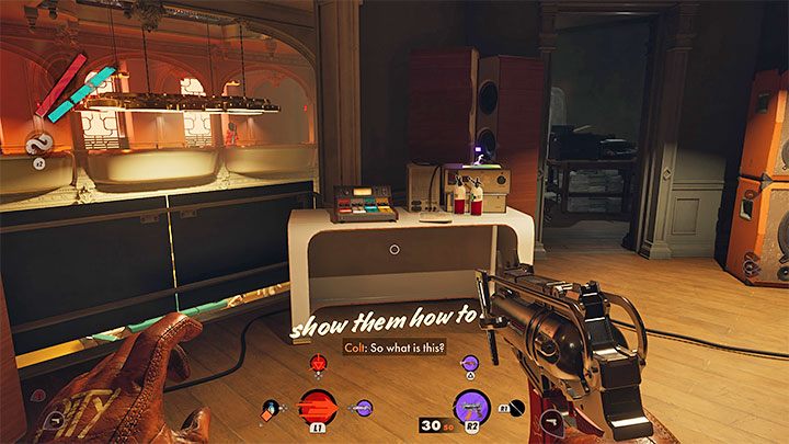 Dwa główne sposoby zidentyfikowania Wizjonera opisaliśmy dokładniej m - Deathloop: Aleksis The Wolf Dorsey - boss, jak pokonać - Deathloop - poradnik do gry