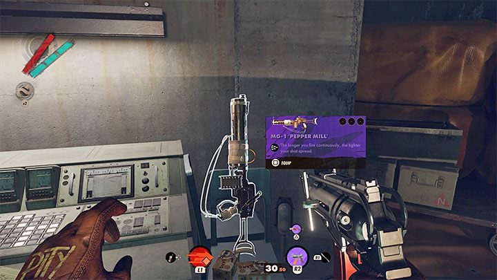 Każda odnaleziona broń w grze Deathloop ma swoje oznaczenie kolorystyczne informujące o jej poziomie jakości - starajcie się zbierać jak najwięcej fioletowych i złotych broni, gdyż są to oznaczenia najlepszych przedmiotów - Deathloop: Porady na start - Deathloop - poradnik do gry