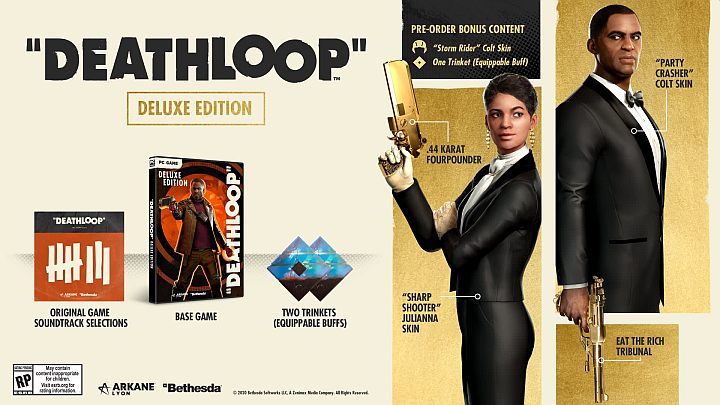 Edycja Deluxe Deathloop na PC jest do zakupienia w wersji pudełkowej lub cyfrowej - Deathloop: Edycje gry - Deathloop - poradnik do gry