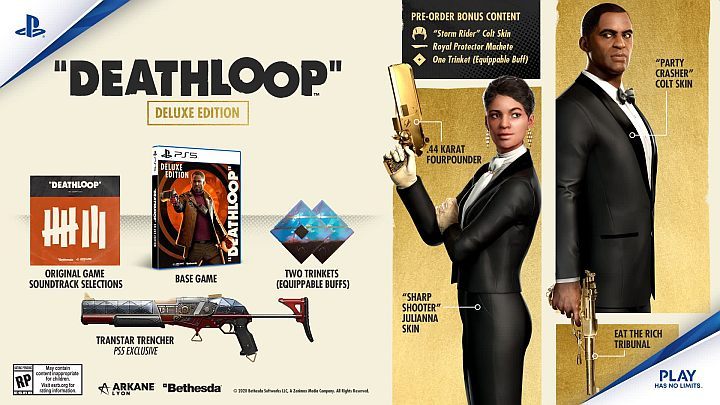 Edycja Deluxe Deathloop na PlayStation 5 jest do zakupienia w wersji pudełkowej lub cyfrowej - Deathloop: Edycje gry - Deathloop - poradnik do gry