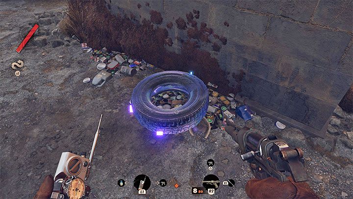 Na błyszczące obiekty możecie natrafiać od samego początku gry (przykładowy na obrazku) - Deathloop: Błyszczące obiekty - co to jest? - Deathloop - poradnik do gry