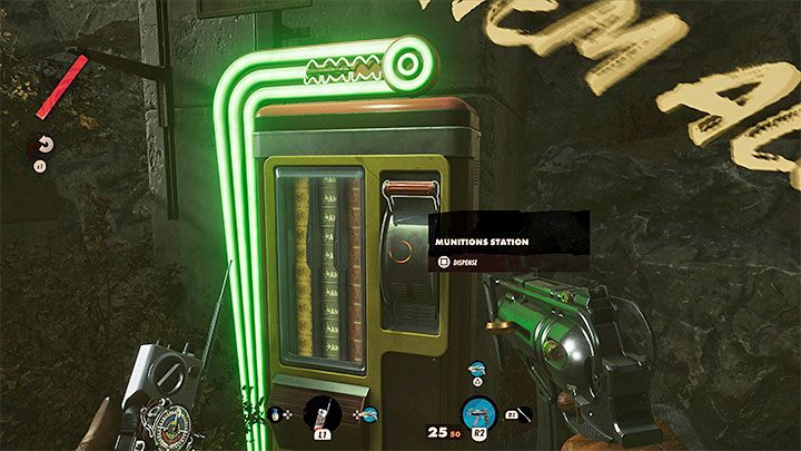 Stan amunicji możecie też odnawiać w specjalnych automatach (Munitions Station) - Deathloop: Amunicja - jak zdobywać? - Deathloop - poradnik do gry