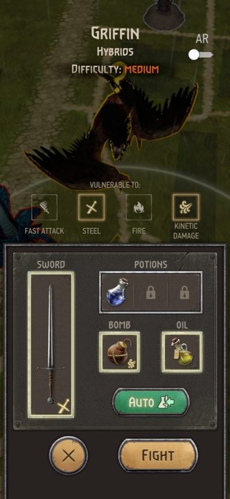 Podążając dalej natraficie na gryfa - Wiedźmin Pogromca potworów: Skrzydlaty złodziej - solucja, opis przejścia - Wiedźmin Pogromca potworów - poradnik do gry