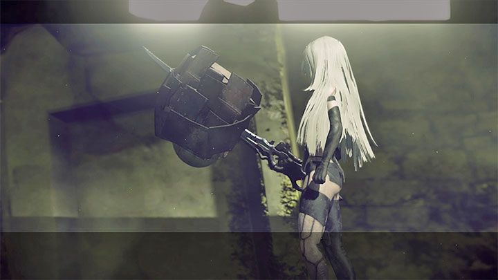 Docelowo dotrzecie do kołyski i po zbliżeniu do niej pojawi się boss Android A2 - NieR Automata: 6 Rozdział, Route A - solucja, opis przejścia - NieR Automata - poradnik do gry