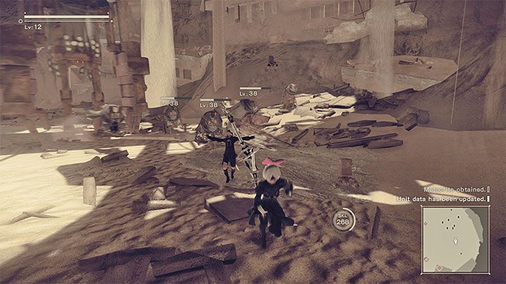 В NieR Automata каждый противник имеет определенный уровень опыта - NieR Automata: Start Tips - NieR Automata Game Guide