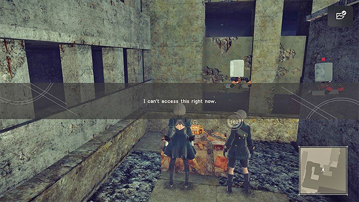 2) Niektóre skrzynie i przejścia są początkowo niedostępne - NieR Automata: Eksploracja - NieR Automata - poradnik do gry