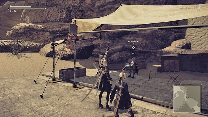 Świat gry zamieszkują handlarze i kolejnych kupców możecie odnajdywać na bieżąco w trakcie przechodzenia gry - NieR Automata: Eksploracja - NieR Automata - poradnik do gry
