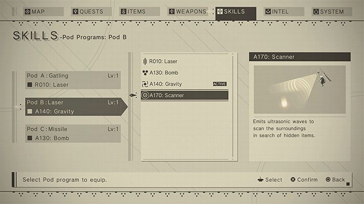 Skaner jest programem poda - A170: Scanner - NieR Automata: Skaner - jak go używać? - NieR Automata - poradnik do gry