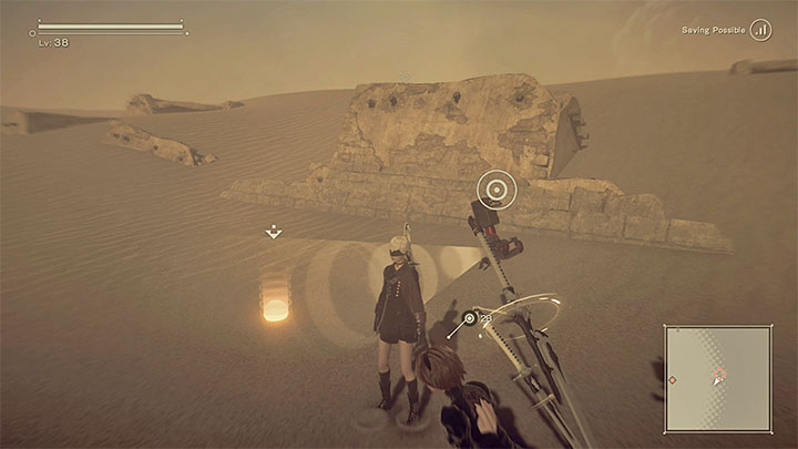 Powróćcie z trzema artefaktami do członka ruchu oporu - NieR Automata: Pustynia - solucja, misje poboczne - NieR Automata - poradnik do gry