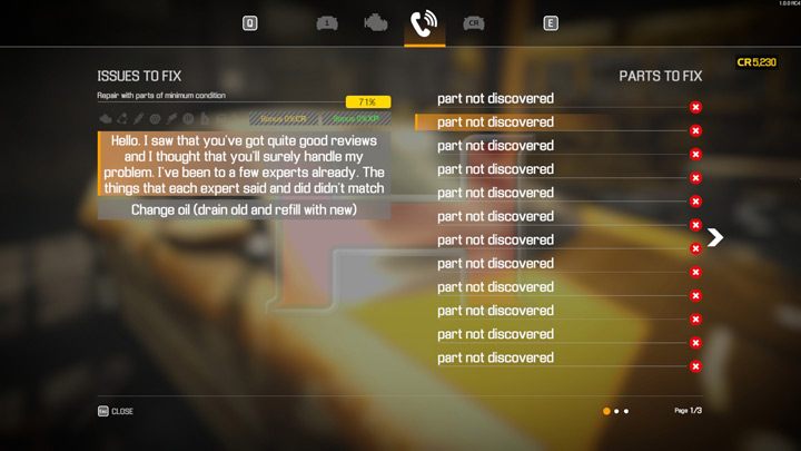 Zlecenia w Car Mechanic Simulator 2021 od normalnego poziomu trudności w górę często nie pokazują wszystkich koniecznych do wymiany części, by zakończyć naprawę i otrzymać wynagrodzenie - Niewykryta część - co robić, jak znaleźć? - Car Mechanic Simulator 2021 - poradnik do gry