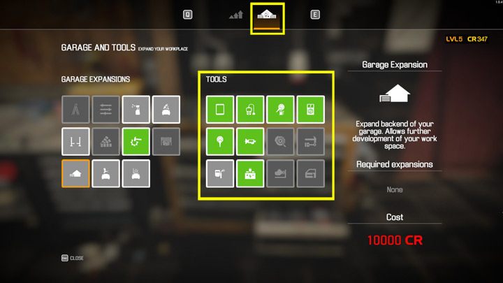 В меню «Гараж и инструменты» вы можете разблокировать некоторые полезные инструменты для диагностики неисправностей - Car Mechanic Simulator 2021: Fault Diagnosis - Car Mechanic Simulator 2021 - руководство по игре