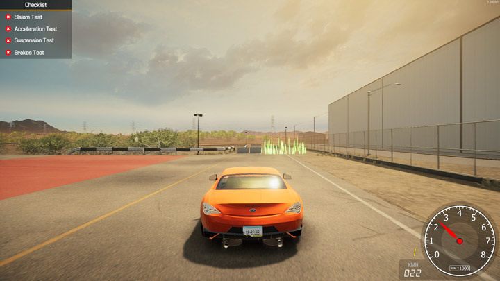 Domyślny przycisk C zmienia widok kamery z kokpitu na za samochodem - Car Mechanic Simulator 2021: Tor testowy - Car Mechanic Simulator 2021 - poradnik do gry