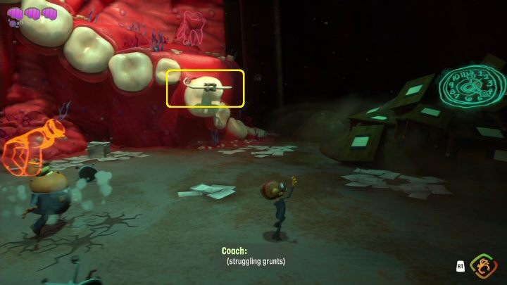 Pierwsza umiejętność - telekineza - Psychonauts 2: Lobotos Labryinth - solucja, opis przejścia - Psychonauts 2 - poradnik do gry