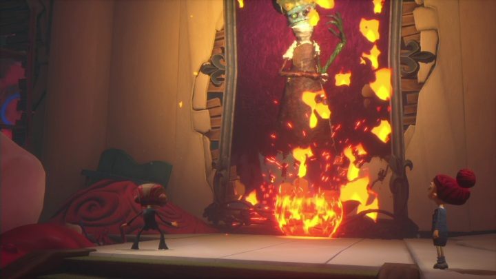 Ponownie musicie spalić obraz z Loboto, aby przejść dalej - Psychonauts 2: Lobotos Labryinth - solucja, opis przejścia - Psychonauts 2 - poradnik do gry