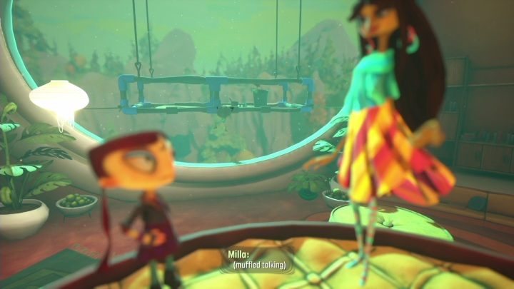 Kolejnym zadaniem będzie wspięcie się po rusztowaniu - Psychonauts 2: The Motherlobe solucja, opis przejścia - Psychonauts 2 - poradnik do gry