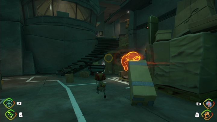 Jedna z paczek wyróżnia się na tle reszty - Psychonauts 2: The Motherlobe solucja, opis przejścia - Psychonauts 2 - poradnik do gry