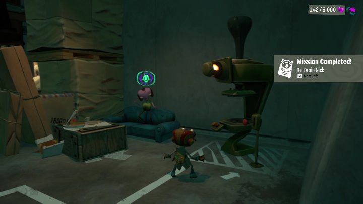 Po zdobyciu mózgu wróćcie do The Motherlobe i odnajdźcie Mailbox - Psychonauts 2: PSI Kings Sensorium - solucja, opis przejścia - Psychonauts 2 - poradnik do gry