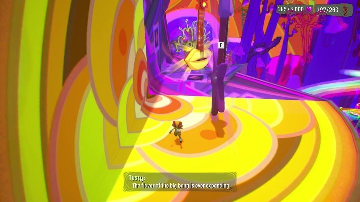 Jeśli jesteście pewni, że chcecie zakończyć ten etap, po prostu kliknijcie w którąkolwiek z gitar - Psychonauts 2: PSI Kings Sensorium - solucja, opis przejścia - Psychonauts 2 - poradnik do gry