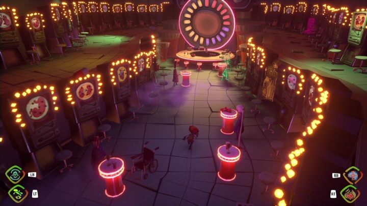 To zadanie jest bardzo krótkie, ale wymaga niesamowitej zręczności - Psychonauts 2: Hollis Hot Streak - solucja, opis przejścia - Psychonauts 2 - poradnik do gry