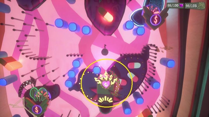 To sprawi, że w maszynie pojawi się serce, a co za tym idzie, będziecie mogli wygrać grę i zdobyć kolejną monetę - Psychonauts 2: Hollis Hot Streak - solucja, opis przejścia - Psychonauts 2 - poradnik do gry