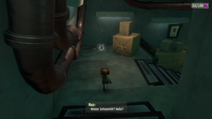 Ta karta znajduje się na końcu korytarza - Psychonauts 2: PSI Challenge Card, The Motherlobe - gdzie znaleźć? - Psychonauts 2 - poradnik do gry