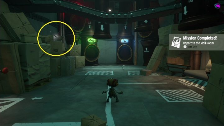 Lokalizacja: Mailroom - Psychonauts 2: PSI Challenge Card, The Motherlobe - gdzie znaleźć? - Psychonauts 2 - poradnik do gry